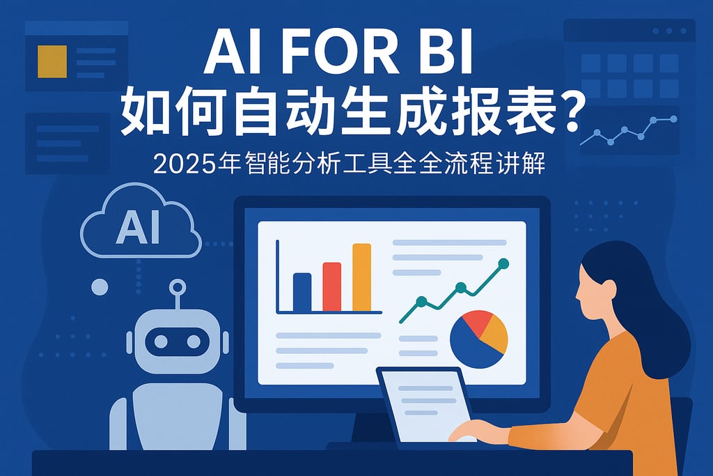 AI For BI如何自动生成报表？2025年智能分析工具全流程讲解